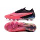 Nike Chaussure Phantom Gx Elite Fg Rose Noir Blanc