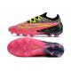 Nike Chaussure Phantom Gx Elite Fg Rose Noir Jaune