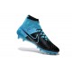 2015 Chaussure de Football Nike Magista Obra FG Cuir Bleu Noir