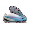 Nike Chaussure Phantom Gx Elite Fg Bleu Baltique Rose Blanc Bleu Laser