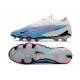 Nike Chaussure Phantom Gx Elite Fg Bleu Baltique Rose Blanc Bleu Laser