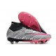 Nike Zoom Mercurial Superfly IX Elite XXV SG Argent Métallique Hyper Rose Noir