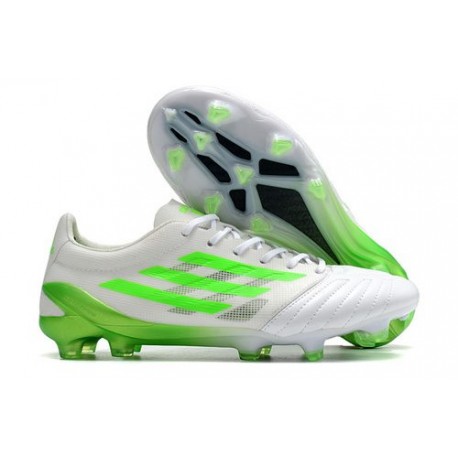 Adidas X Speedportal 99 Cuir.1 FG Ftwr Blanc Vert Solaire