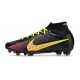 Nike Air Zoom Mercurial Superfly 9 Elite FG Noir Rose Jaune