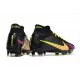 Nike Air Zoom Mercurial Superfly 9 Elite FG Noir Rose Jaune