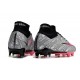 Nike Air Zoom Mercurial Superfly 9 Elite XXV FG Argent Métallique Hyper Rose Noir