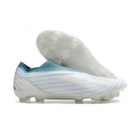 adidas Copa Pure+ FG Crampon Blanc Gris Deux Bleu Seconde Main