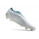 adidas Copa Pure+ FG Crampon Blanc Gris Deux Bleu Seconde Main