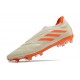 adidas Copa Pure+ FG Crampon Blanc Cassé Orange Solaire Equipe