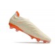 adidas Copa Pure+ FG Crampon Blanc Cassé Orange Solaire Equipe