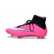 Nouveau Chaussures de Football Nike Mercurial Superfly 4 FG Rose Blanc Noir