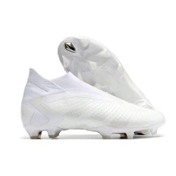 Crampons adidas Predator Accuracy + FG Blanc