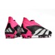 Crampons adidas Predator Accuracy + FG Noir Blanc Rose Equipe Choc