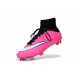 Nouveau Chaussures de Football Nike Mercurial Superfly 4 FG Rose Blanc Noir