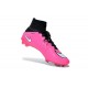 Nouveau Chaussures de Football Nike Mercurial Superfly 4 FG Rose Blanc Noir