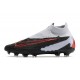 Chaussure de foot Nike Phantom GX Elite DF FG Noir Gris