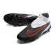 Chaussure de foot Nike Phantom GX Elite DF FG Noir Gris