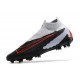 Chaussure de foot Nike Phantom GX Elite DF FG Noir Gris