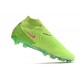 Chaussure de foot Nike Phantom GX Elite DF FG Vert