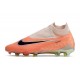 Chaussure de foot Nike Phantom GX Elite DF FG Goyave Givré Noir Orange Total