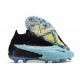 Chaussure de foot Nike Phantom GX Elite DF FG Bleu Noir