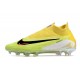 Chaussure de foot Nike Phantom GX Elite DF FG Vert Jaune Noir