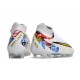 Chaussure de foot Nike Phantom GX Elite DF FG Blanc Or