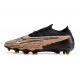 Nike Chaussure Phantom Gx Elite Fg Marron Noir