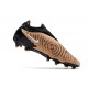 Nike Chaussure Phantom Gx Elite Fg Marron Noir