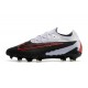 Nike Chaussure Phantom Gx Elite Fg Noir Gris Rouge