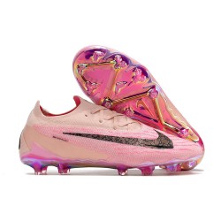 Nike Chaussure Phantom Gx Elite Fg Rose Noir