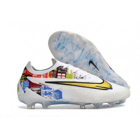 Nike Phantom Gx Elite Fg Nouvelles Blanc Or