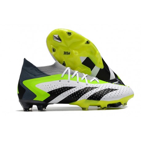 adidas Predator Accuracy.1 FG Nouvel Blanc Noir Citron Lucide