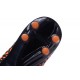 2015 Nike Hypervenom Phantom FG Chaussure de Football Noir Orange