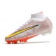 Nike Zoom Mercurial Superfly IX Elite FG Blanc Or