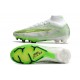 Nike Zoom Mercurial Superfly IX Elite FG Blanc Vert