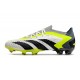 Chaussure adidas Predator Accuracy.1 L FG Blanc Noir Citron Lucide