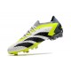 Chaussure adidas Predator Accuracy.1 L FG Blanc Noir Citron Lucide