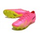 Nike Air Zoom Mercurial Vapor 15 Elite AG Rose Jaune