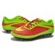 2014 Nike Hypervenom Phantom FG Chaussure de Football Rouge Vert