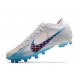 Nike Air Zoom Mercurial Vapor 15 Elite AG Blanc Bleu