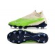 Chaussure de foot Nike Phantom GX Elite DF FG Vert Blanc