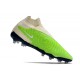 Chaussure de foot Nike Phantom GX Elite DF FG Vert Blanc