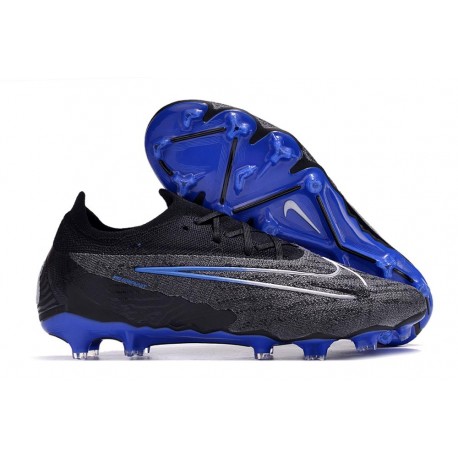 Nike Phantom Gx Elite Fg Nouvelles Noir Chrome Hyper Royal