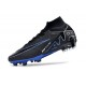 Nike Zoom Mercurial Superfly IX Elite AG Noir Chrome Hyper Royal