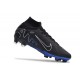 Nike Zoom Mercurial Superfly IX Elite AG Noir Chrome Hyper Royal