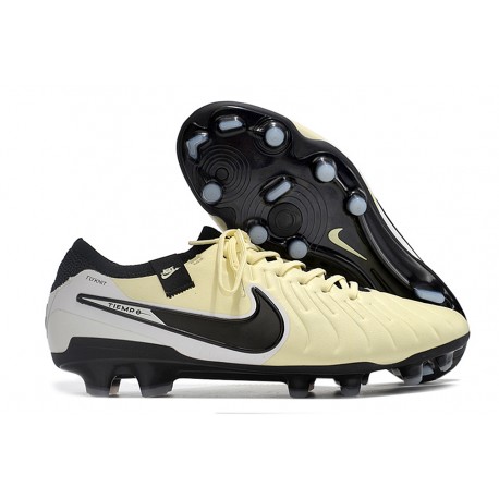 Nike Tiempo Legend X Elite FG Neuf Beige Noir