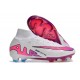 Nike Zoom Mercurial Superfly IX Elite FG Blanc Rose Bleu