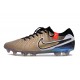 Nike Tiempo Legend X Elite FG Neuf Future Heritage Soie Dorée Mét Pièce Noir