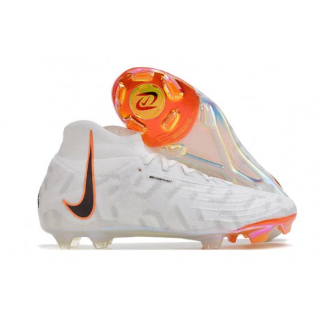 Chaussure Nike Phantom Luna Elite FG Blanc Noir Orange Total